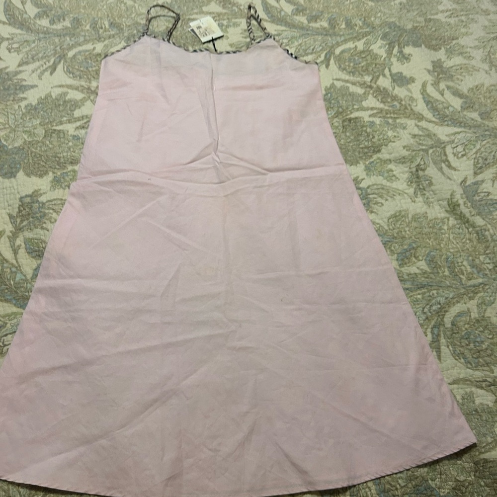 Burberry Light Pink Camisole with Check Trim size small - Picture 10 of 14